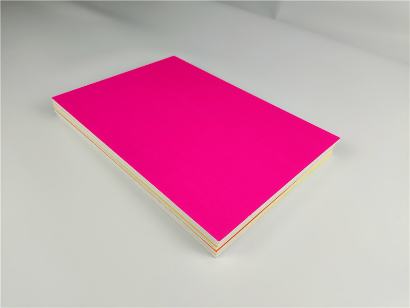High Hardness Rose Red Coloured Foam Sheet Customized Poster Boards
